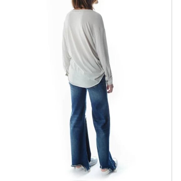 Raquel Allegra | Hi Lo Pullover In Black - Picture 11 of 12